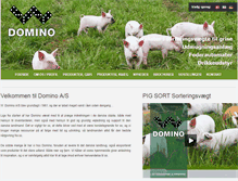 Tablet Screenshot of domino.dk