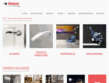 Tablet Screenshot of domino.pl